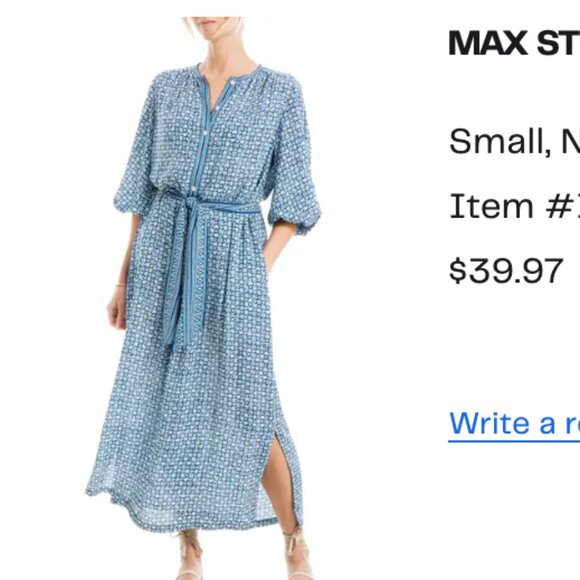 Max Studio Medallion Maxi Dress - Picture 1 of 3